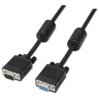 CABLE AISENS SVGA CON FERRITA HDB15/M-HDB15/H NEGRO 3.0M