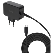 CARGADOR TOOQ PORTATIL GAN USB-C PD 45W NEGRO