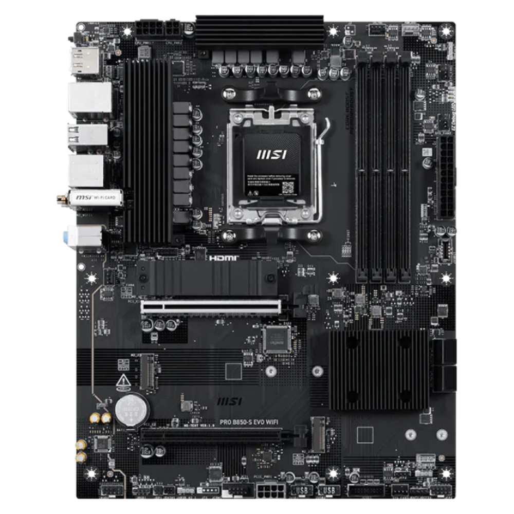 PLACA BASE MSI PRO B850-S EVO WIFI AM5 DDR5