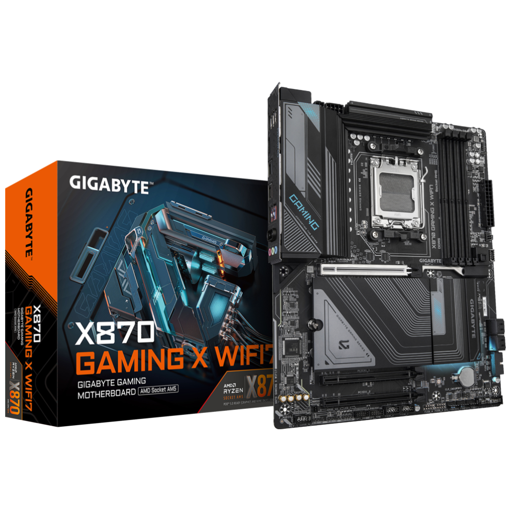 PLACA BASE GIGABYTE X870 GAMING X WIFI7 G10 AM5 ATX 4XDDR5