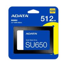 Adata ssd ultimate su650 512gb 3d nand 2,5" sata3