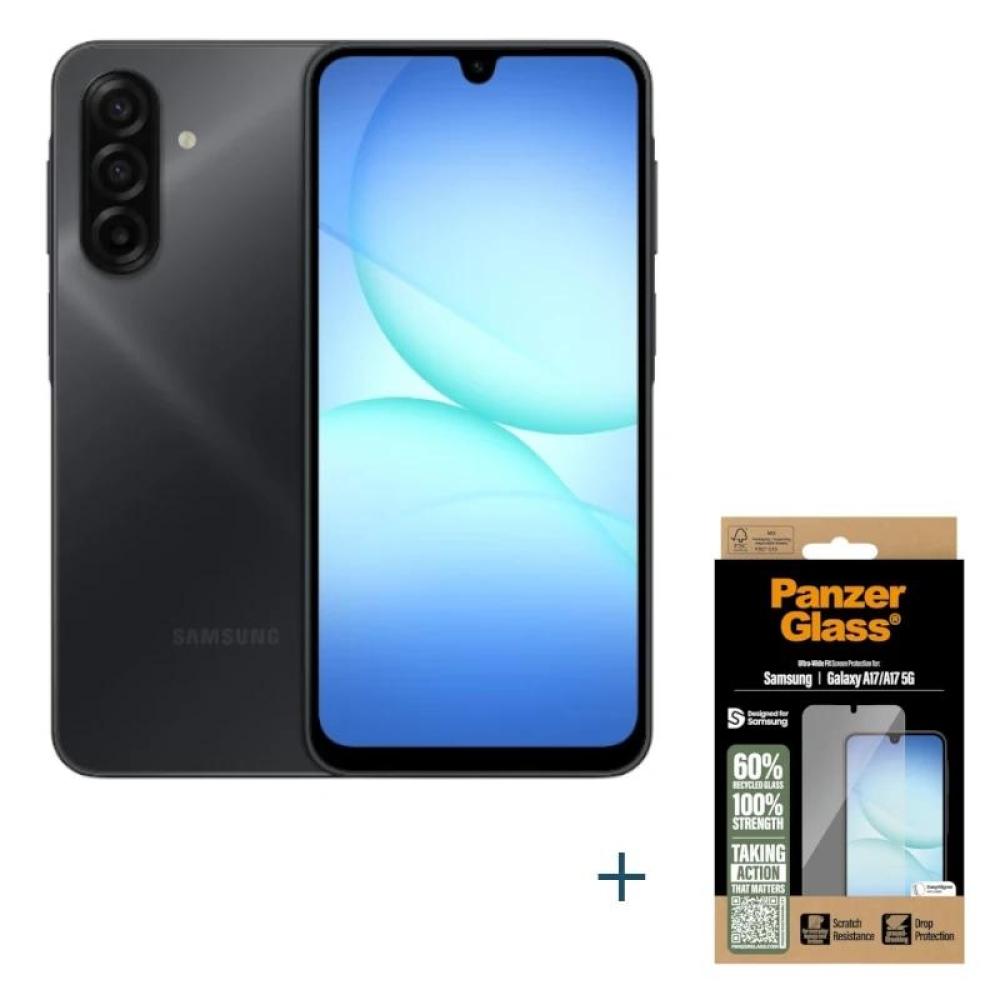 Samsung galaxy a17 5g 128gb 4gb negro+prot panzer