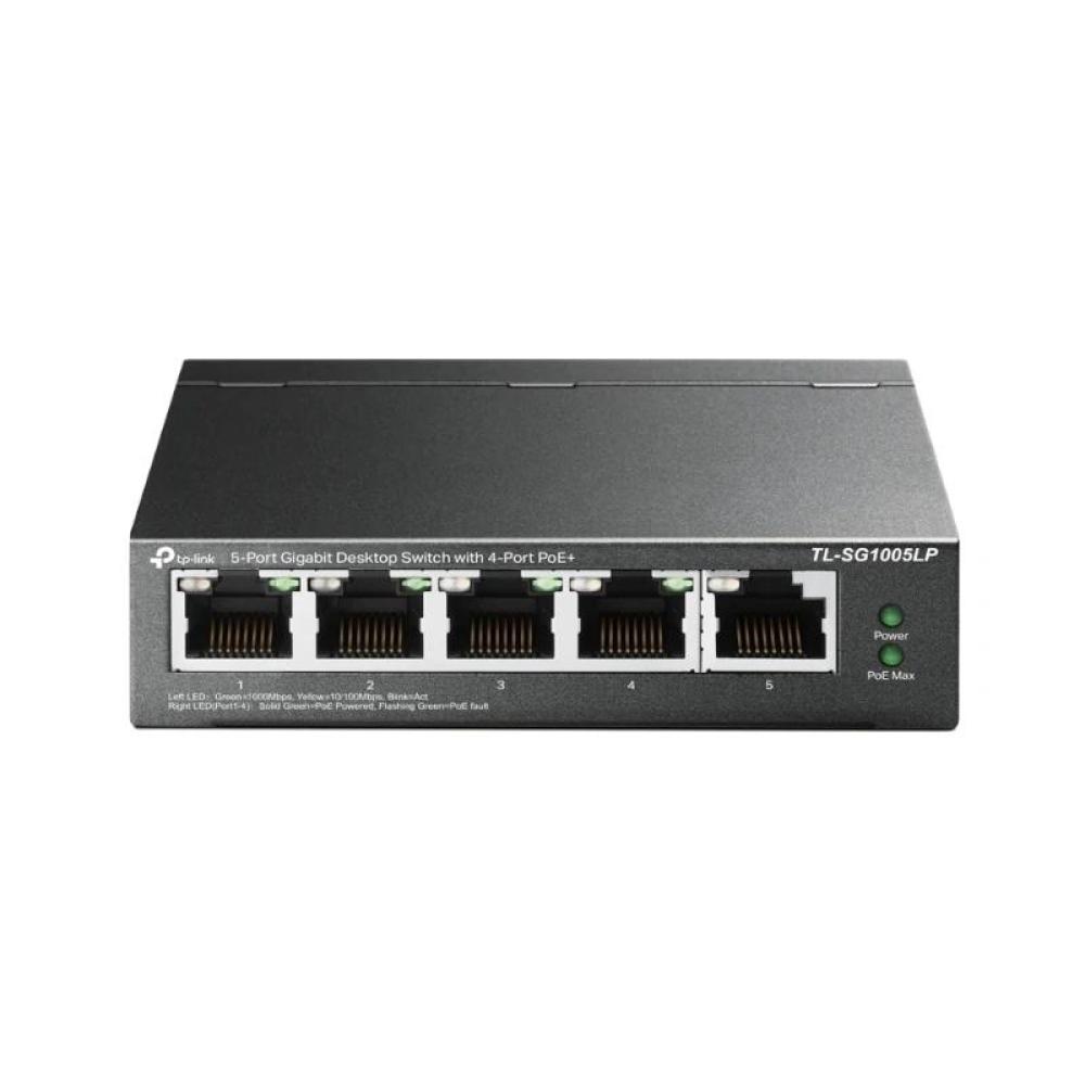 Tp-link tl-sg1005lp switch 5xgb (4xpoe+)