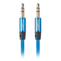 CABLE MINIJACK LANBERG 3.5MM M/M 3 PIN 3M PREMIUM AZUL