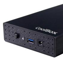 Coolbox caja hdd 3.5" sca-3533 usb3.0 negra alum