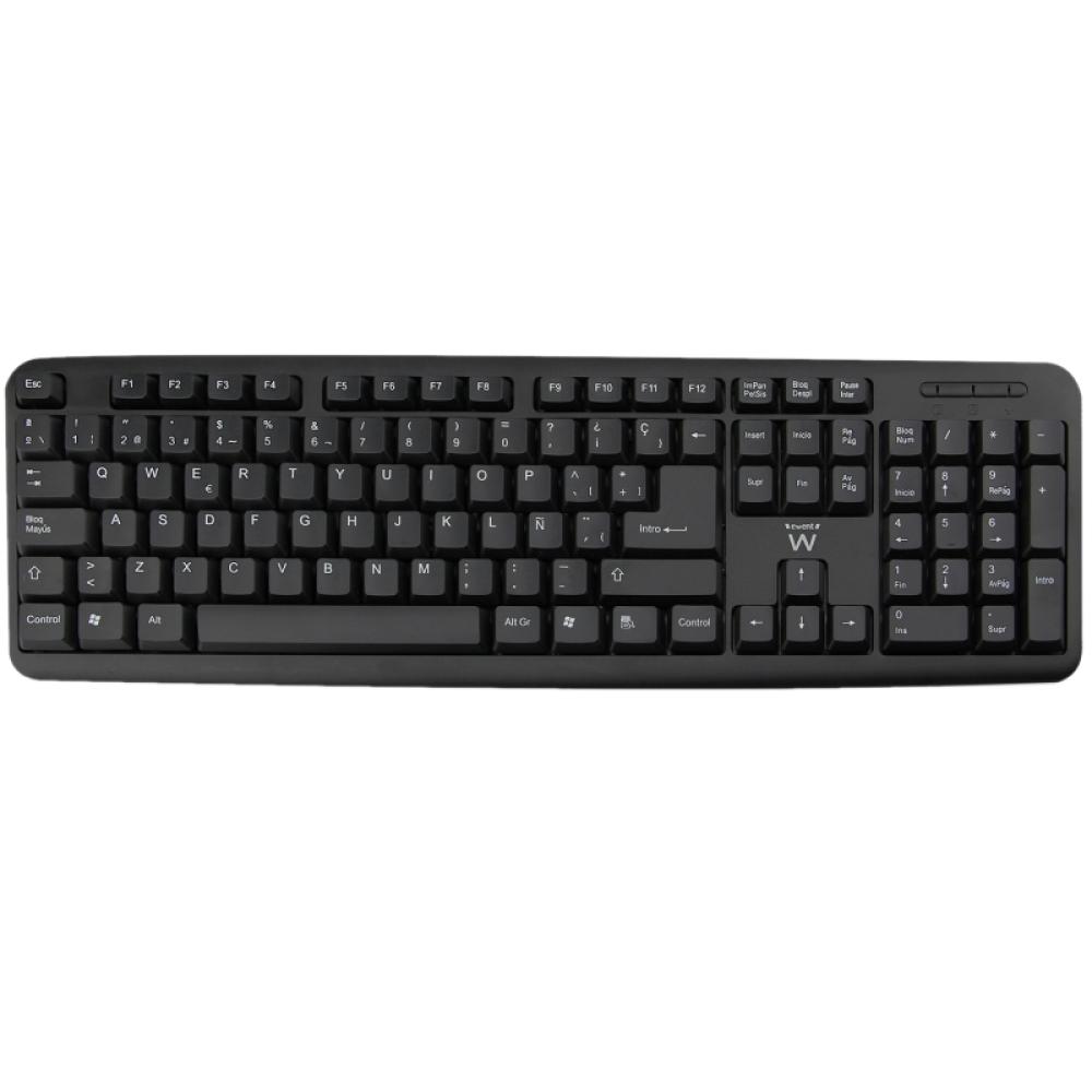 Ewent teclado slim ew3109 usb negro