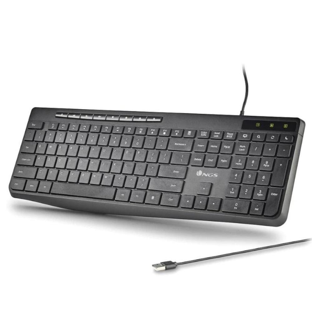 Ngs teclado usb spectra ultra slim silen. usb-a