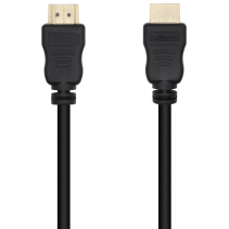 CABLE HDMI AISENS V1.4 ALTA VELOCIDAD 14+1 CCS A/M-A/M 3.0M NEGRO