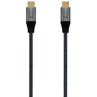 CABLE AISENS USB 3.2 GEN2x2 ALU 20GBPS 8K30HZ 5A 100W USB-C 1.0M