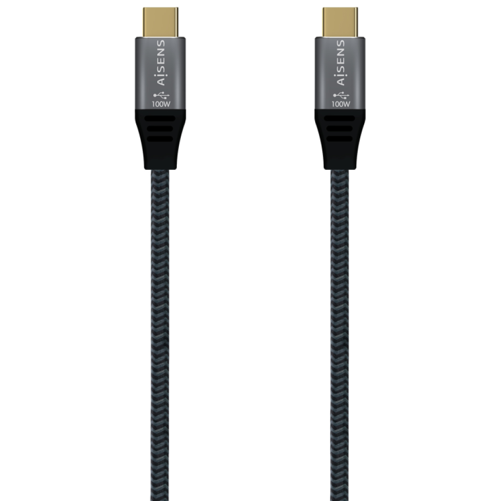 CABLE AISENS USB 3.2 GEN2x2 ALU 20GBPS 8K30HZ 5A 100W USB-C 2.0M