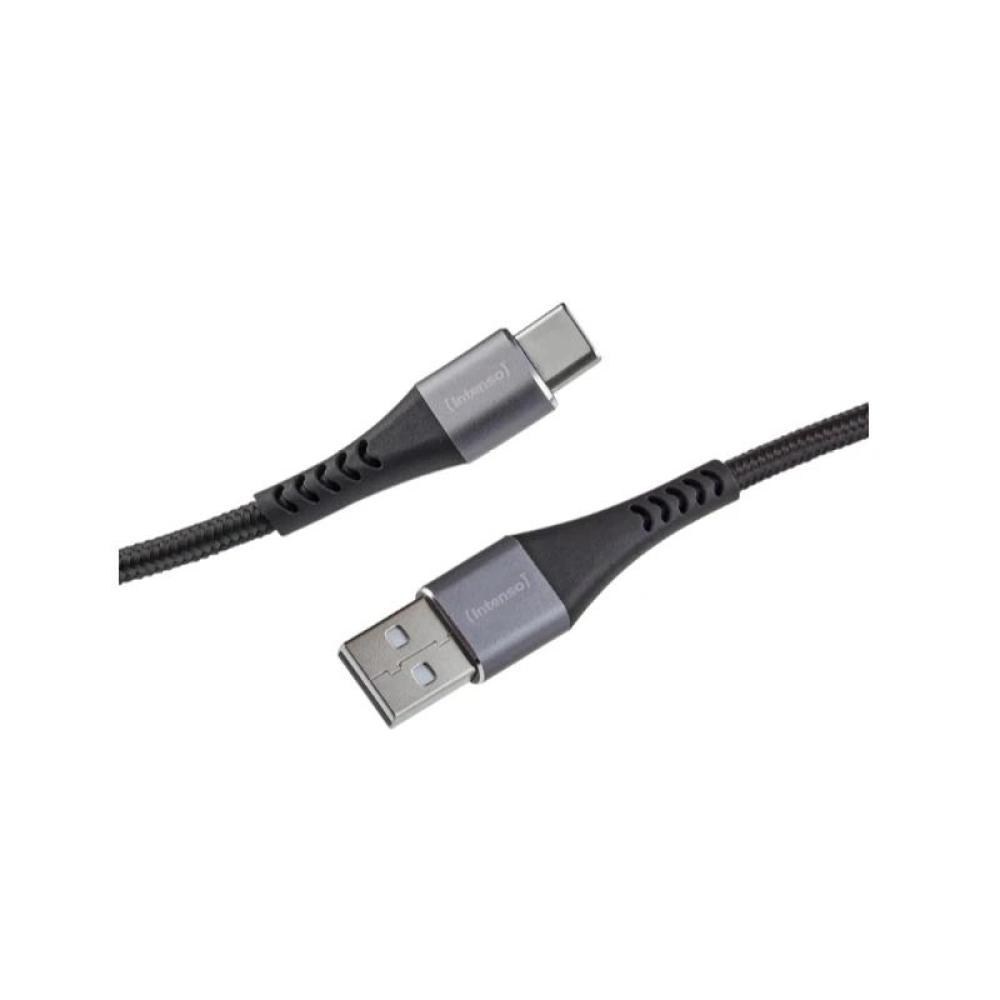 Intenso | cable usb-a c 1.0m 60w negro