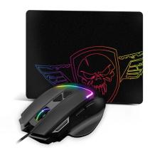 Spirit of gamer ratón pro m3 rgb + alfombrilla