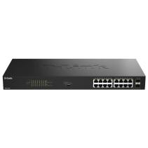 D-link dgs-1018p/e switch 16xgbe poe+ 2xsfp
