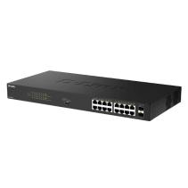 D-link dgs-1018p/e switch 16xgbe poe+ 2xsfp