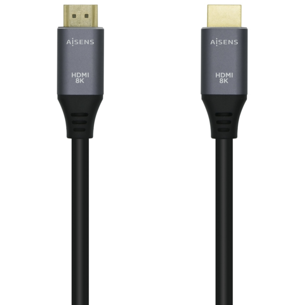 CABLE HDMI AISENS V2.1 ULTRA ALTA VELOCIDAD 8K60HZ M/M 3.0M GRIS