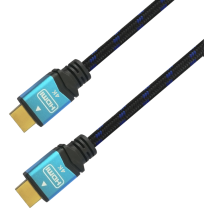 CABLE HDMI AISENS V2.0 PREMIUM 4K60HZ 18GBPS A/M-A/M 10M NEGRO AZUL