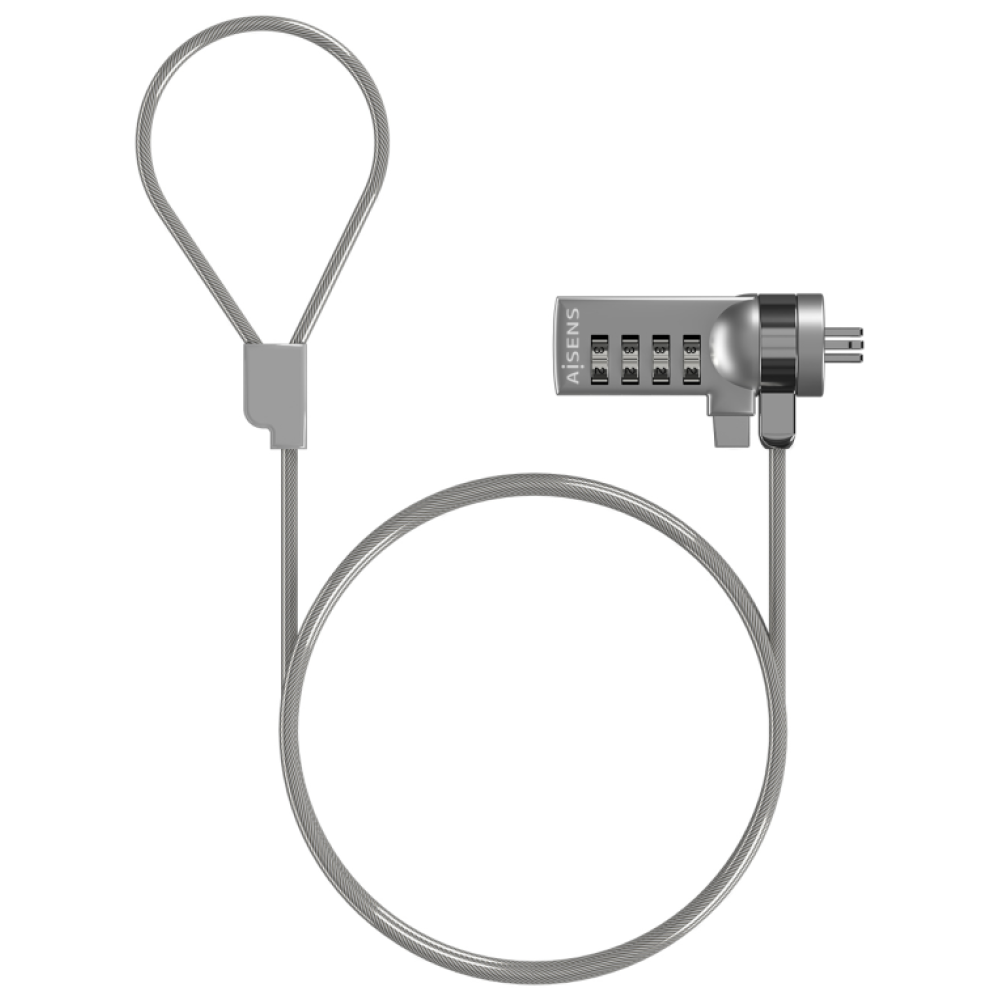 CABLE SEGURIDAD AISENS CERRADURA COMBINACION 1.5M