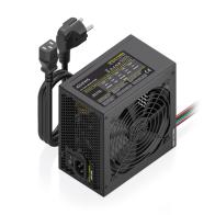 FUENTE ALIMENTACION AISENS ATX 500W CABLE ALIMENTACION OEM NEGRA