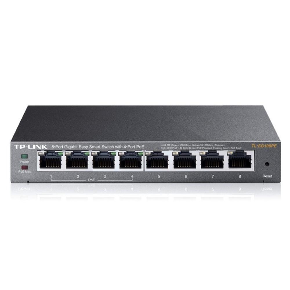 Tp-link tl-sg108pe switch 8xgb 4xgb poe
