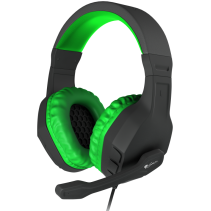 AURICULARES GAMING GENESIS ARGON 200 2.0 MINI JACK NEGRO-VERDE