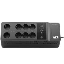 Apc back ups 650va/400w 8 tomas schuko usb a+c