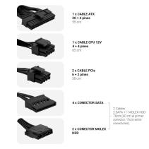 Coolbox fuente alim. atx powerline3 650w 85%efi