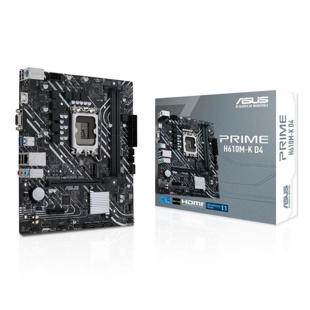 Asus placa base prime h610m-k d4 matx lga1700