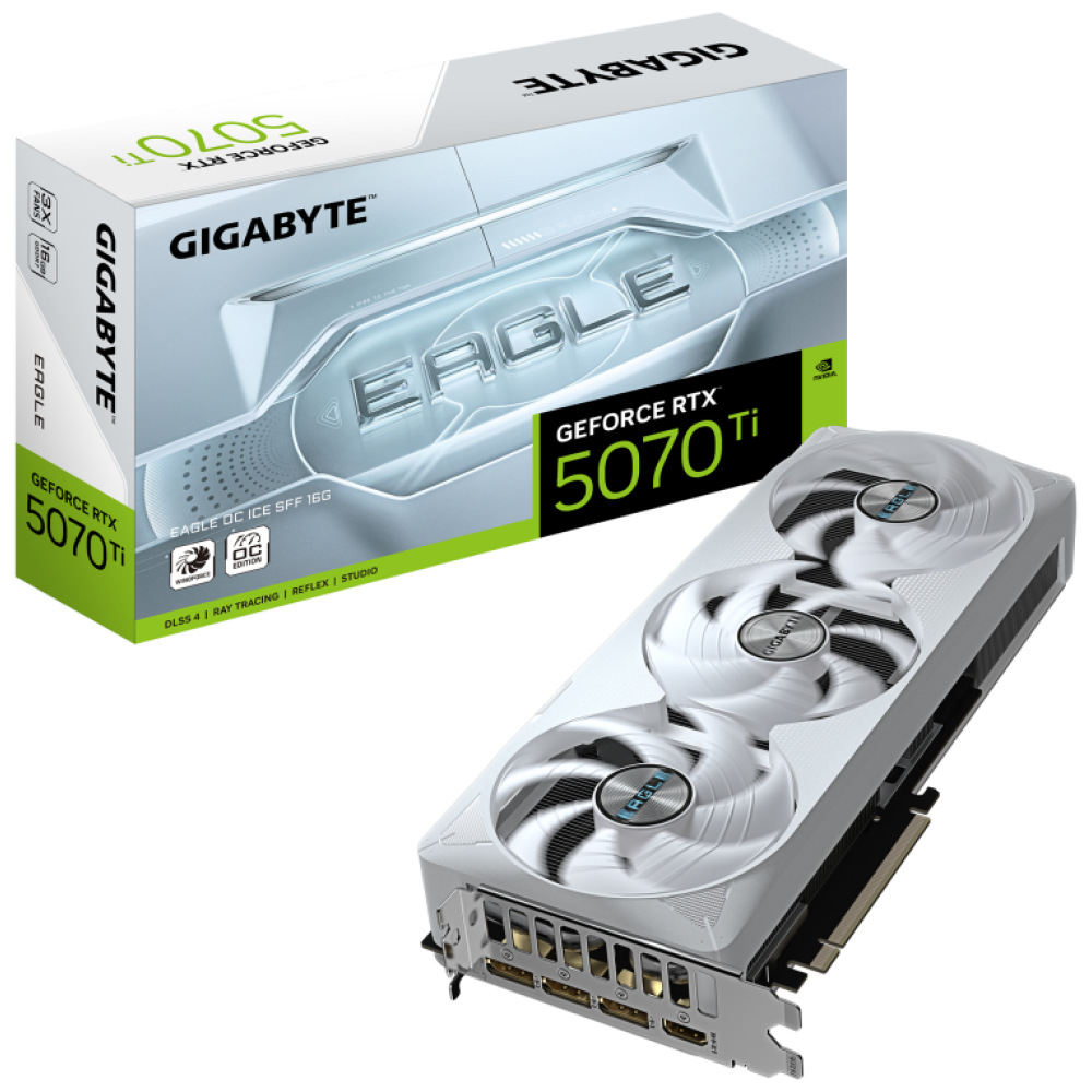 TARJETA GRAFICA GIGABYTE RTX 5070TI EAGLE OC ICE SFF 16GB
