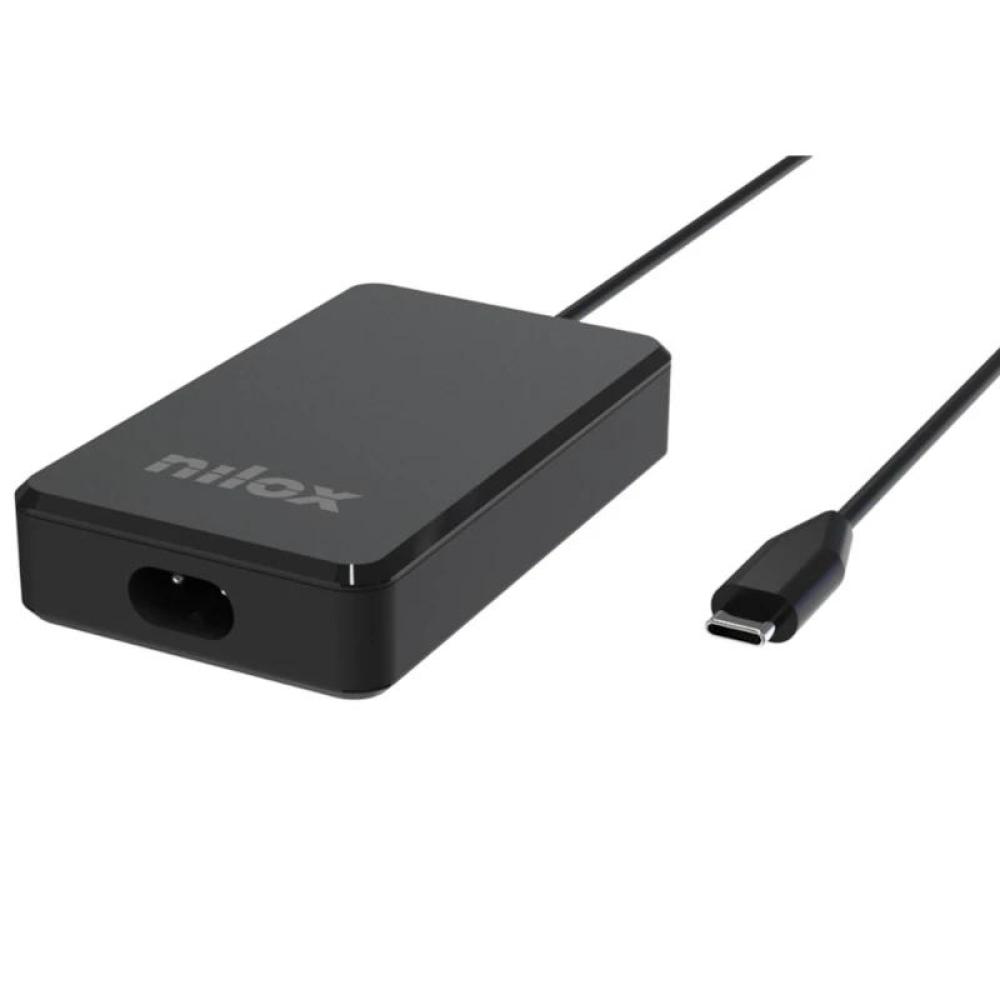 Nilox cargador universal gan 65w usb-c