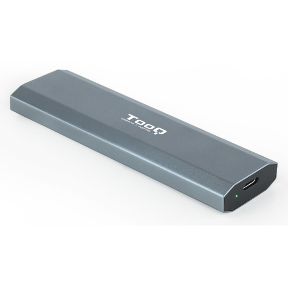 CARCASA HDD TOOQ SSD M.2 NGFF/NVMe GRIS