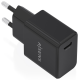 CARGADOR AISENS GaN 20W USB-C PD3.0 1xUSB-C NEGRO