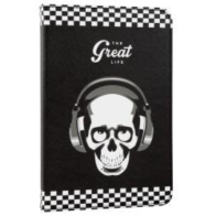 FUNDA TABLET E-VITTA STAND 2P SKULL GREAT LIFE 10,1"