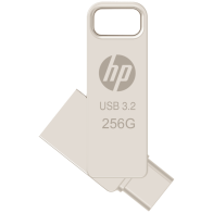 MEMORIA USB 3.2 HP 256GB X206C OTG TYPE-C METAL
