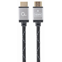 CABLE TRENZADO HDMI 2.0 4K 60HZ GEMBIRD SELECT PLUS SERIES CON ETHERNET 5M NEGRO