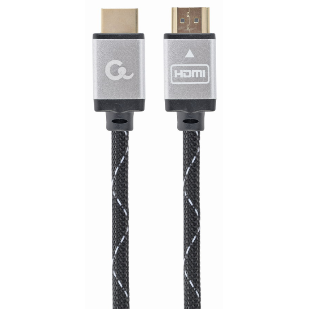 CABLE TRENZADO HDMI 2.0 4K 60HZ GEMBIRD SELECT PLUS SERIES CON ETHERNET 5M NEGRO