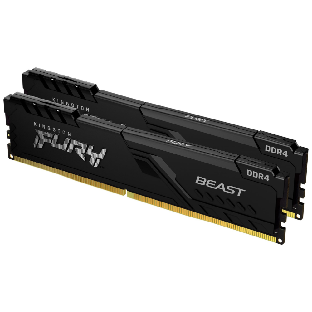 DDR4 KINGSTON 2X8GB 3600 FURY BEAST NEGRO
