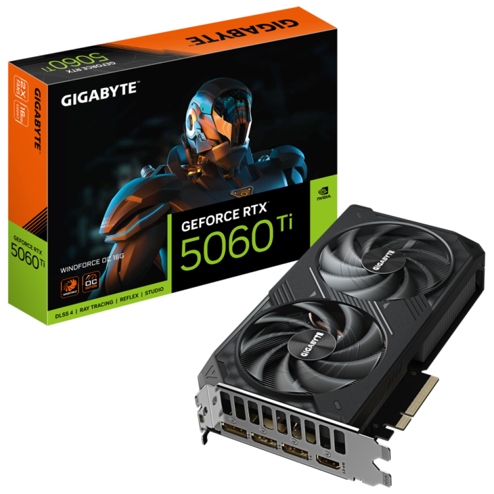 TARJETA GRAFICA GIGABYTE RTX 5060 TI 16G OC