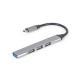 Gembird hub usb-c 4p, usb 3.0 x 1 + usb 2.0 x 3