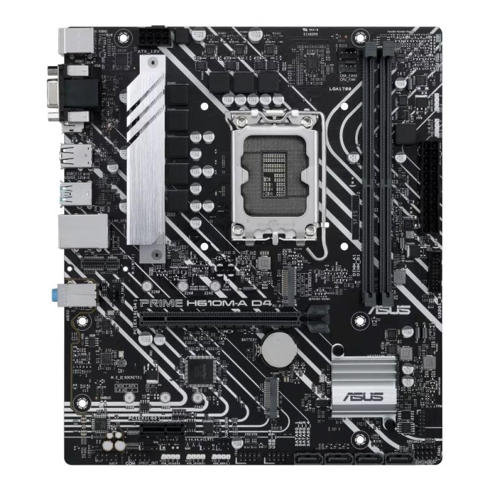 Asus placa base prime h610m-a csm d4 matx 1700