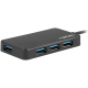 HUB NATEC SILKWORM USB-C 4 PUERTOS USB 3.0 NEGRO