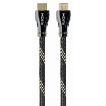 CABLE HDMI 2.1 8K 60HZ GEMBIRD CCBP-HDMI8K-1M PREMIUM TRENZADO ETHERNET 1M NEGRO