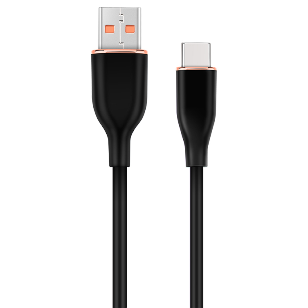 CABLE DE CARGA Y DATOS GEMBIRD USB TIPO C DE SILICONA PREMIUM 1,5 M NEGRO