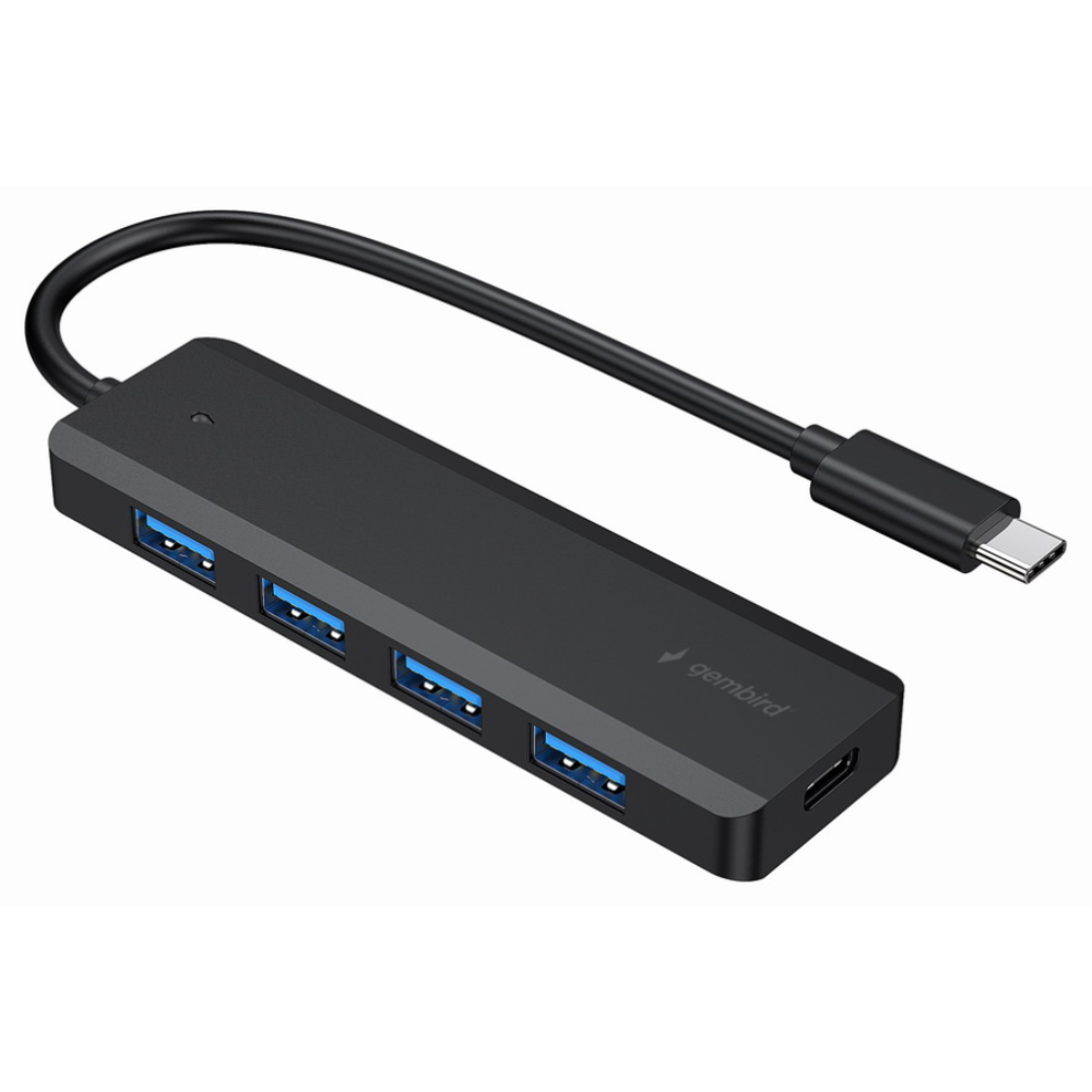 CONCENTRADOR GEMBIRD USB 3.1 (GEN 1) TIPO C DE 4 PUERTOS