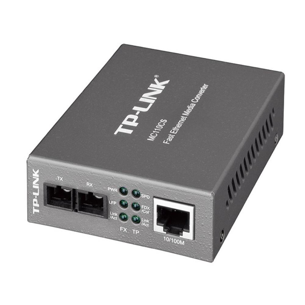Tp-link mc110cs conversor medios mono modo 10/100m