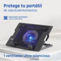 Iggual refrigerador portátil 1 ventilador rp1v17