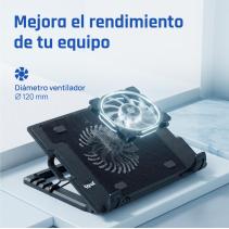 Iggual refrigerador portátil 1 ventilador rp1v17