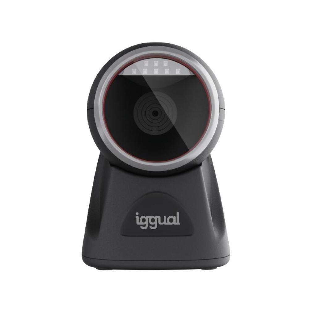 Iggual lector código barras sobremesa 2d usb