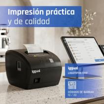 Iggual impresora térmica tickets tp7001 usb+rj45