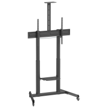 SOPORTE AISENS SUELO RUEDAS MANIVELA BANDEJA SOPORTE CAMARA TV 120KG 60-100"