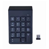 Gembird teclado numérico wireless usb negro